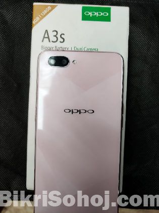 Oppo A3s..... 6 GB....+128.  GB